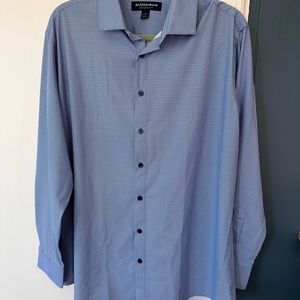 Blue Mizzen & Main Dress Shirt